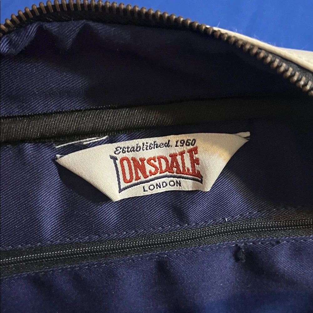 Union Jack Style Messenger Bag in Red, Navy & White